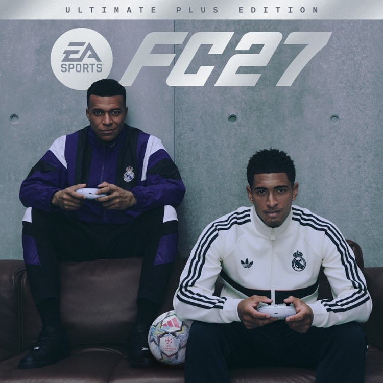 EA Sports FC27终极版PLUS封面:姆巴佩与贝林厄姆联袂登场 EA Sports FC27终极版PLUS封面:姆巴佩与贝林厄姆联袂登场